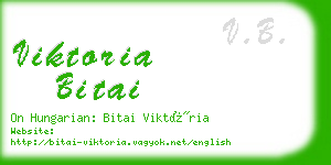 viktoria bitai business card